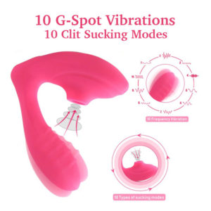 Pleasure G-Spot & Clitoris Sucking Vibrator