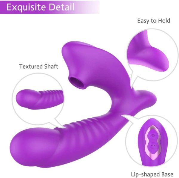 Pleasure Clitoral Sucking G Spot Vibrator - detail