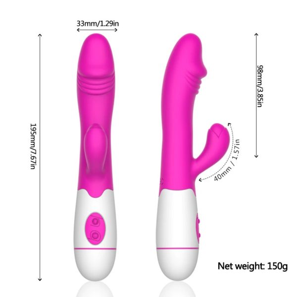 30 speed rabbit vibrator - pink size