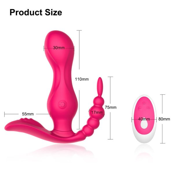 Triple-Play Vibrator - Size