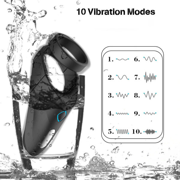 Vibrating Delay Cock Ring - Modes