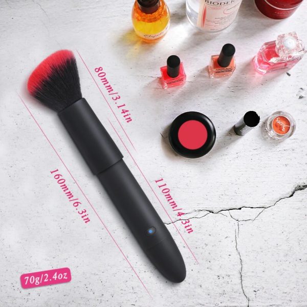 Makeup brush vibrator - size