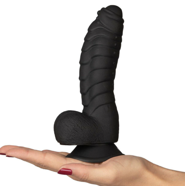 Sturdy 6.89 Dildo With Suction Cup - Black