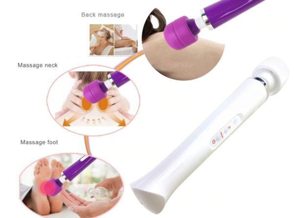 Extra Powerful Massage Wand Vibrator - use