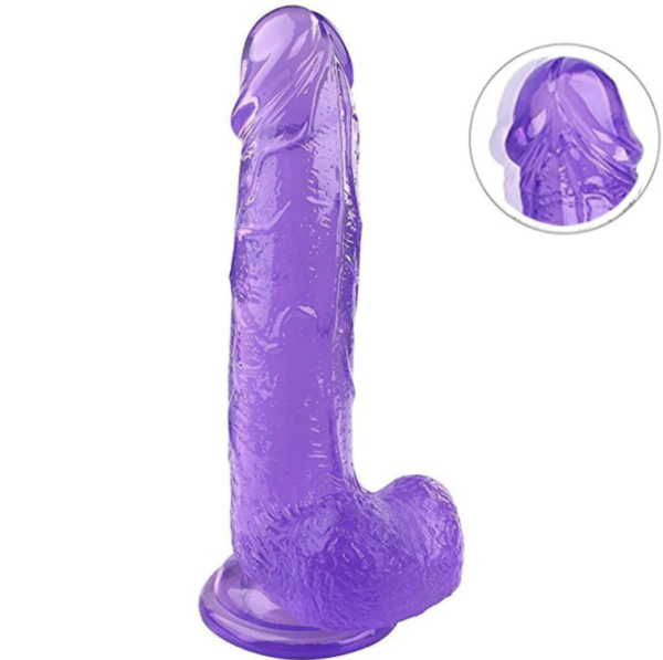 Jelly Dildo - Purple pic