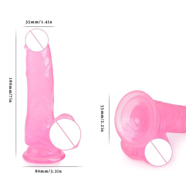 Jelly Dildo - size