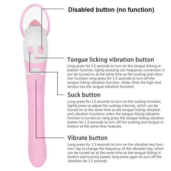 Suck & Lick Vagina Stimulator - instructions to use2