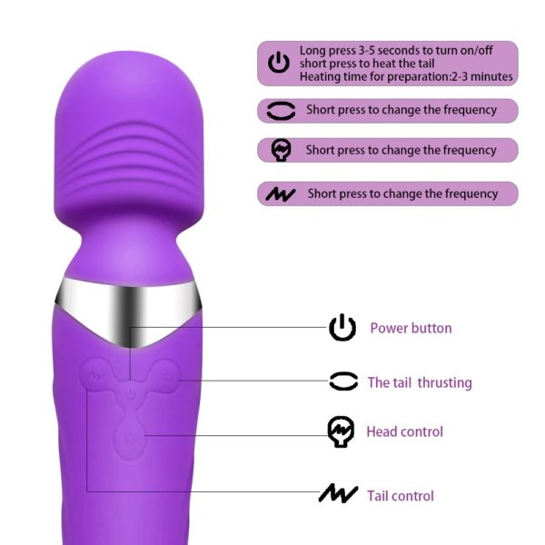 G-Spot Thrusting and Rotating Wand - controls