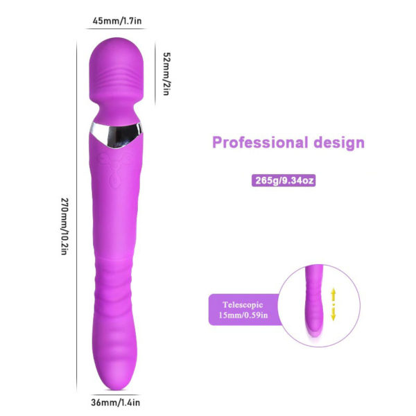 G-Spot Thrusting and Rotating Wand - size